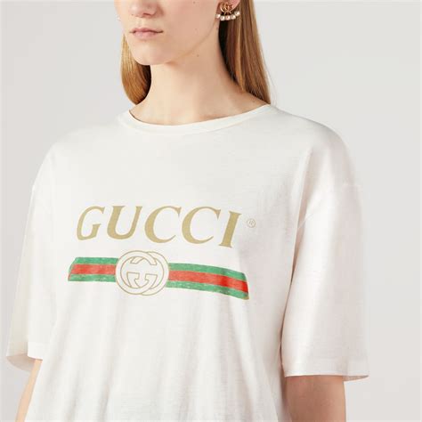 gucci style t shirt womens|gucci t shirt fedex.